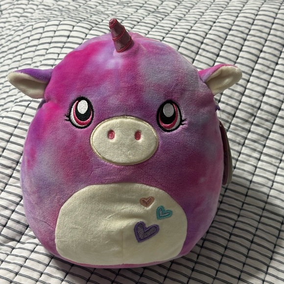 Pink Tie-Dye Unicorn Squishmallow (Valentine's Edition) 🦄💖 - Picture 1 of 4